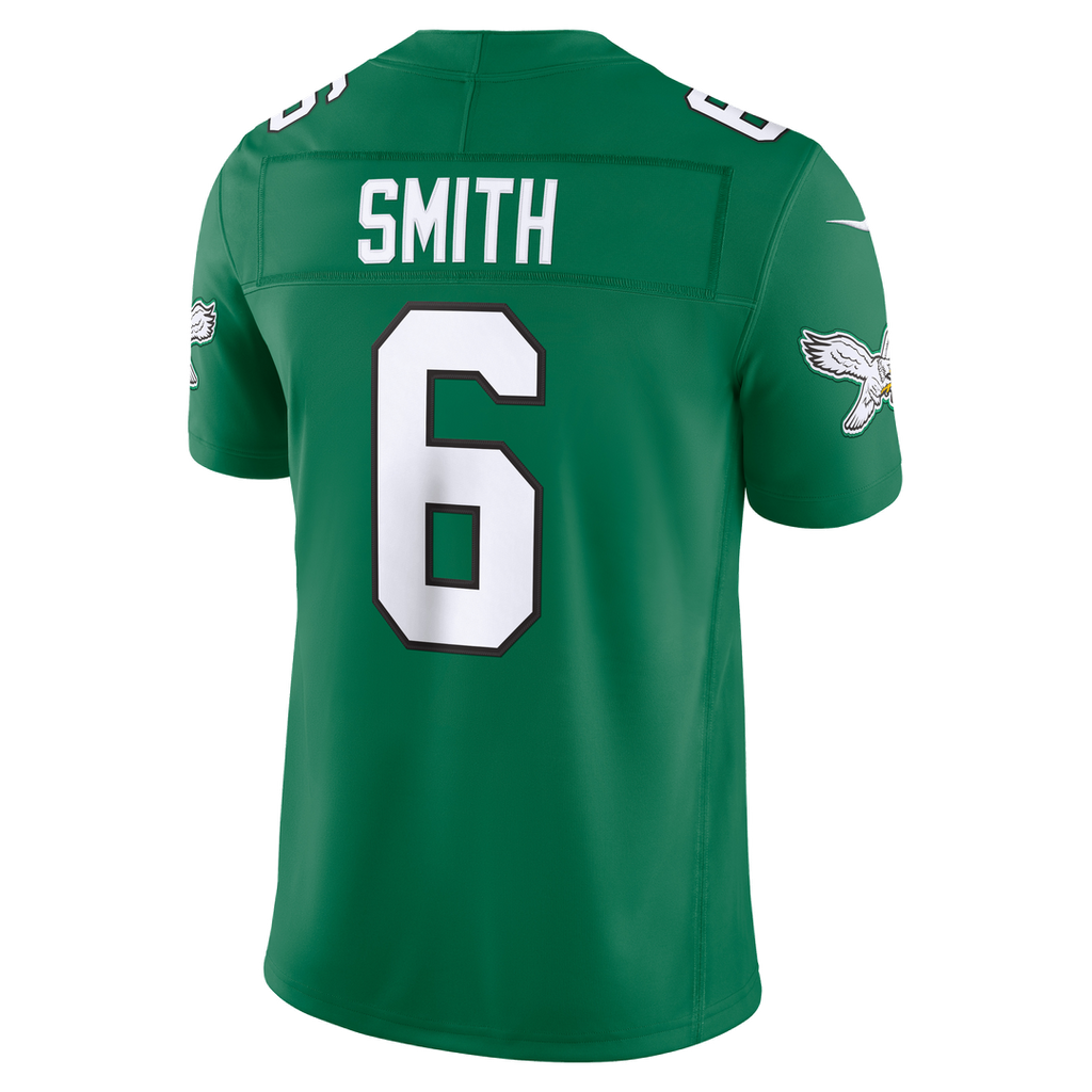 DeVonta Smith Philadelphia Eagles Alternate Vapor F.U.S.E. Stitched Limited Jersey - Kelly Green