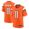 Troy Franklin Denver Broncos Game Jersey - Orange