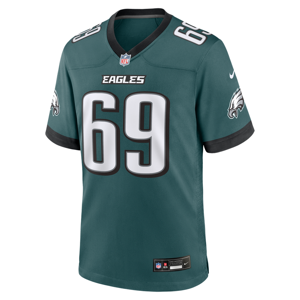 Landon Dickerson Philadelphia Eagles Game Jersey - Midnight Green