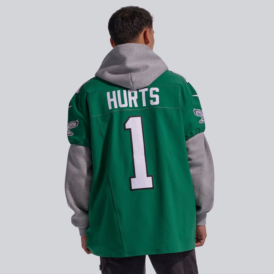 Jalen Hurts Philadelphia Eagles Alternate Vapor F.U.S.E. Elite Jersey - Kelly Green