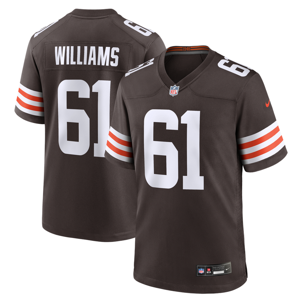 Chris Williams Cleveland Browns Game Jersey - Brown