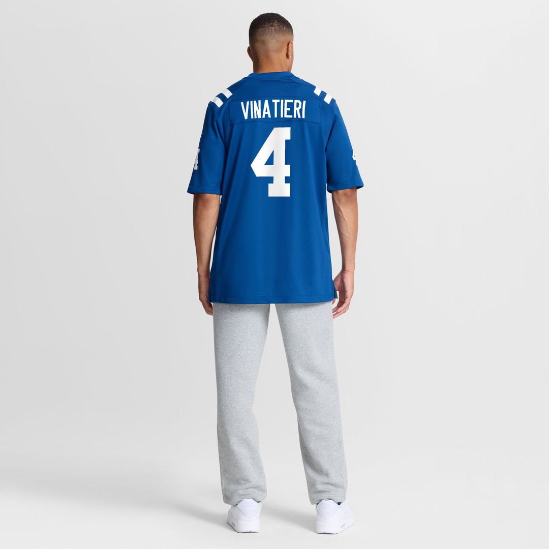 Adam Vinatieri Indianapolis Colts Team Game Jersey - Royal Blue