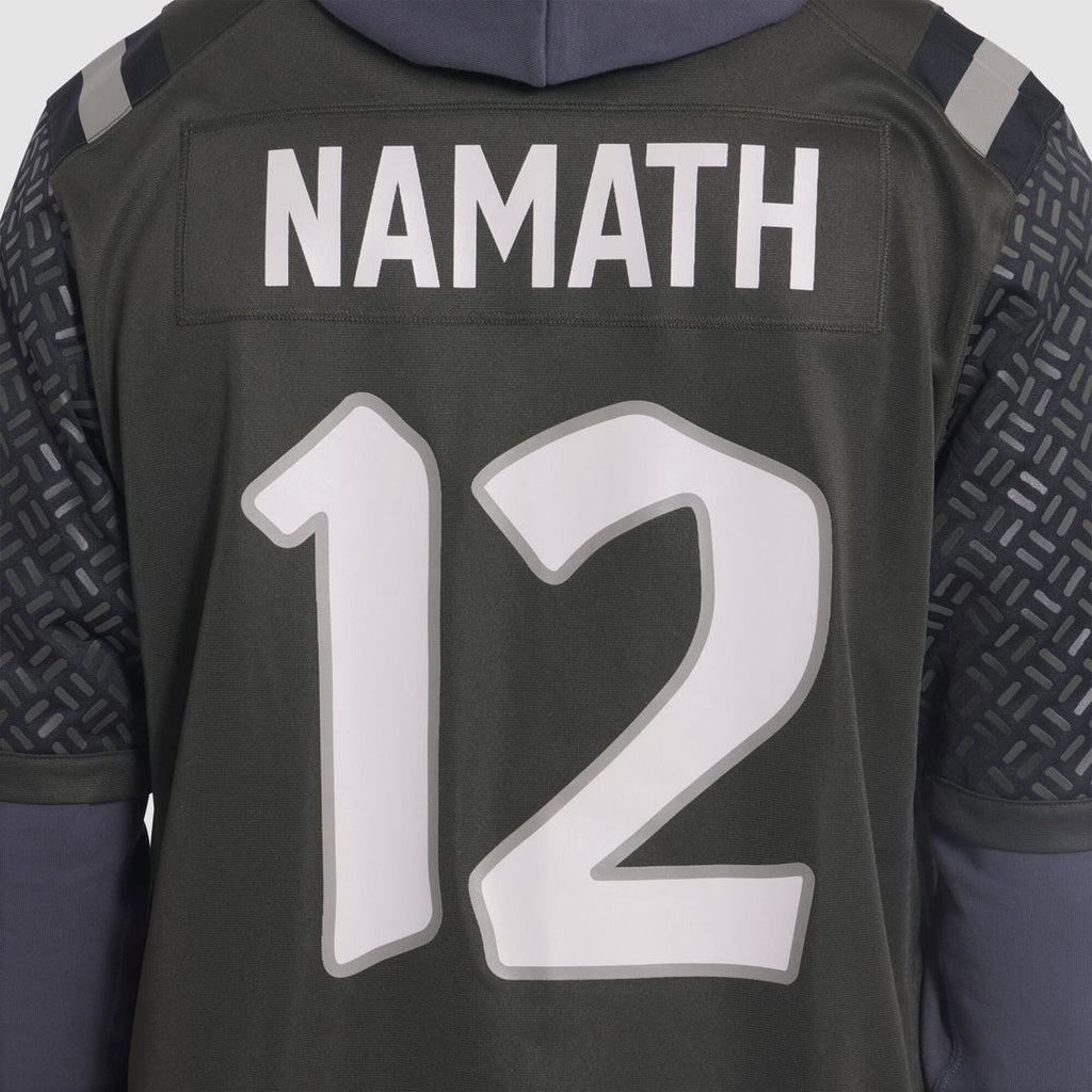 Joe Namath New York Jets Rivalries Collection Game Jersey - Green