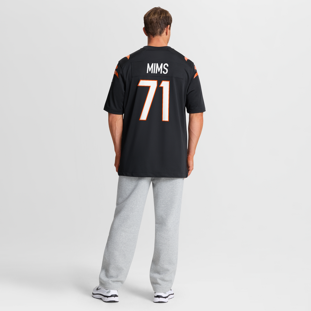 Amarius Mims Cincinnati Bengals Game Jersey - Black