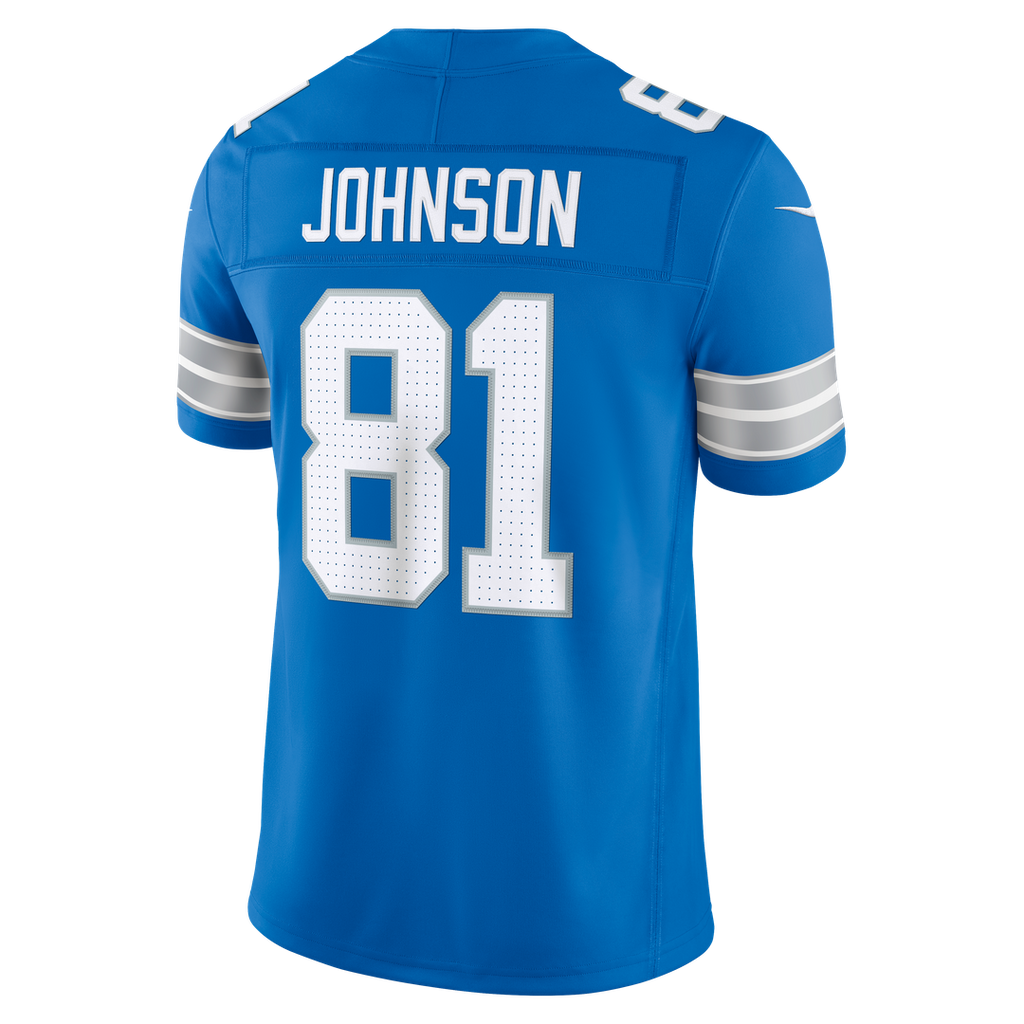 Calvin Johnson Detroit Lions Vapor F.U.S.E. Stitched Retired Limited Jersey - Blue