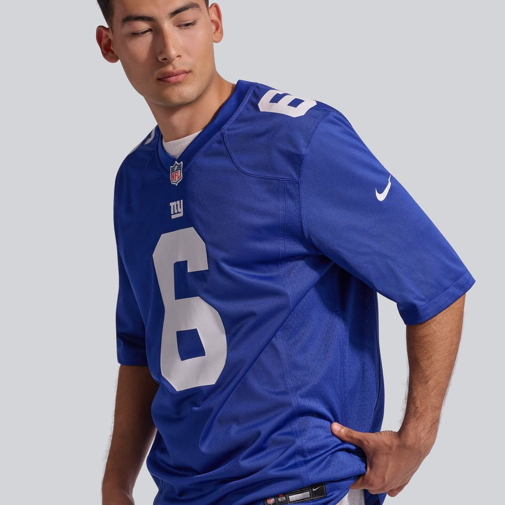 Jaxson Dart New York Giants Game Jersey - Royal Blue