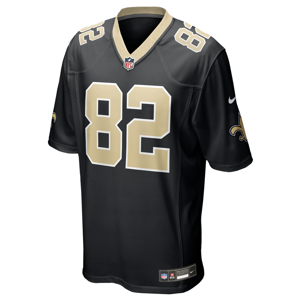 Bob Pollard New Orleans Saints Game Jersey - Black
