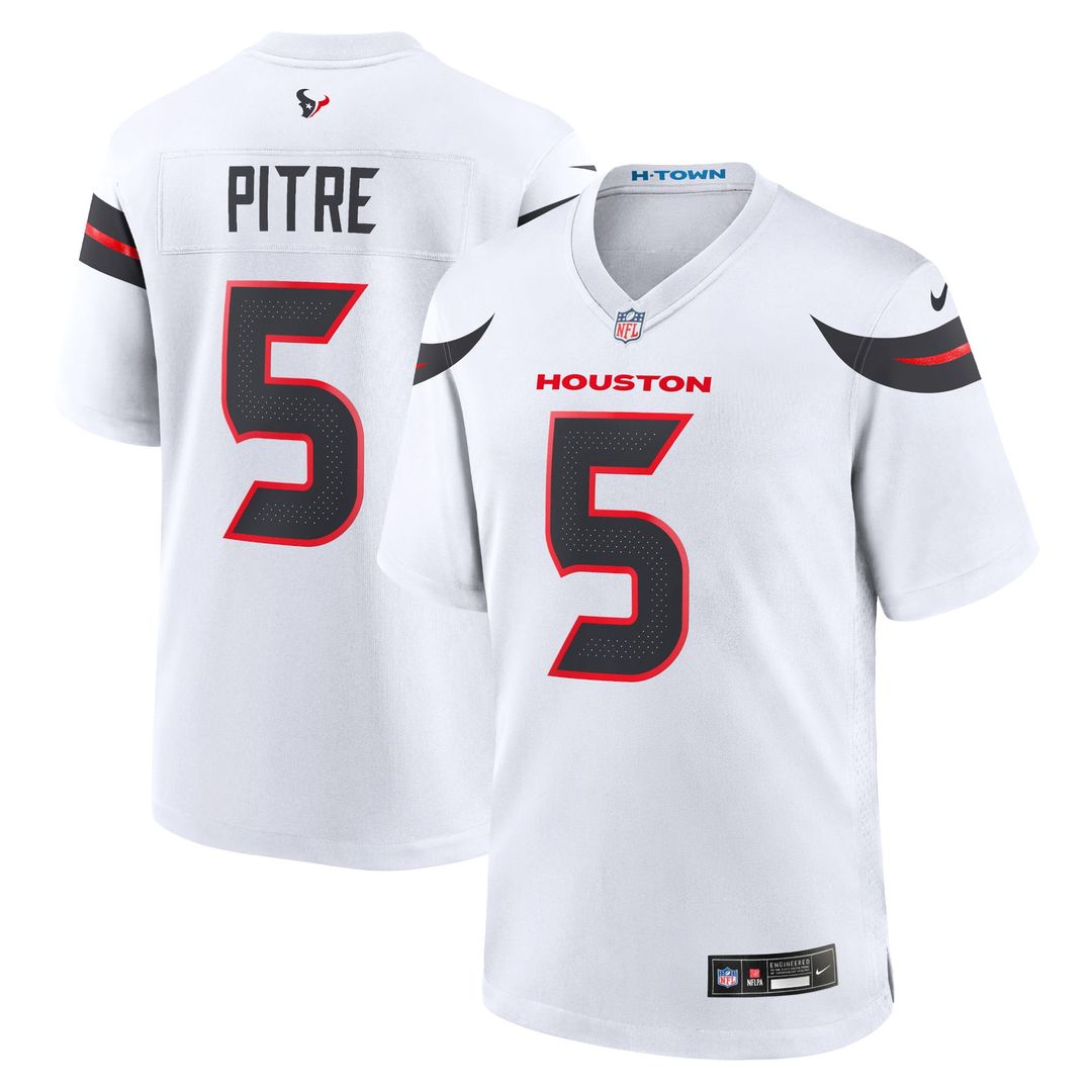 Jalen Pitre Houston Texans Game Jersey - Navy