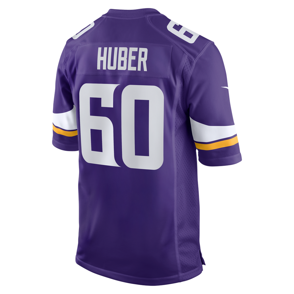 Joe Huber Minnesota Vikings Game Jersey - Purple