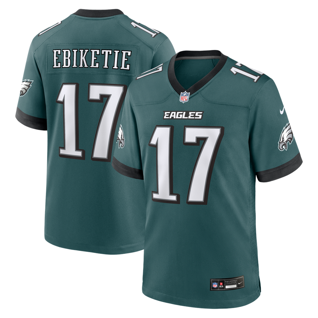 Arnold Ebiketie Philadelphia Eagles Game Jersey - Midnight Green