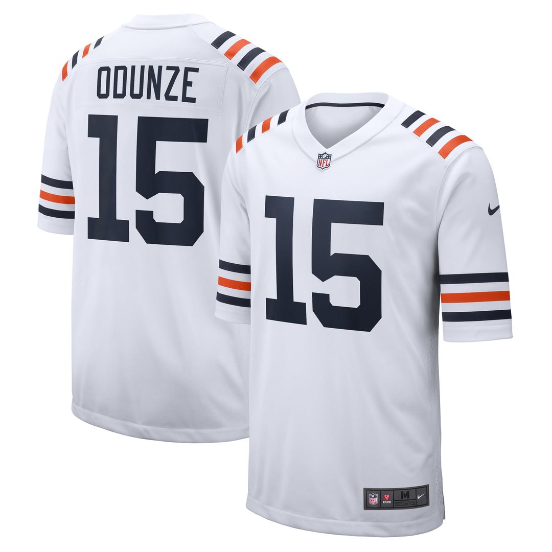 Rome Odunze Chicago Bears Alternate Game Jersey - White