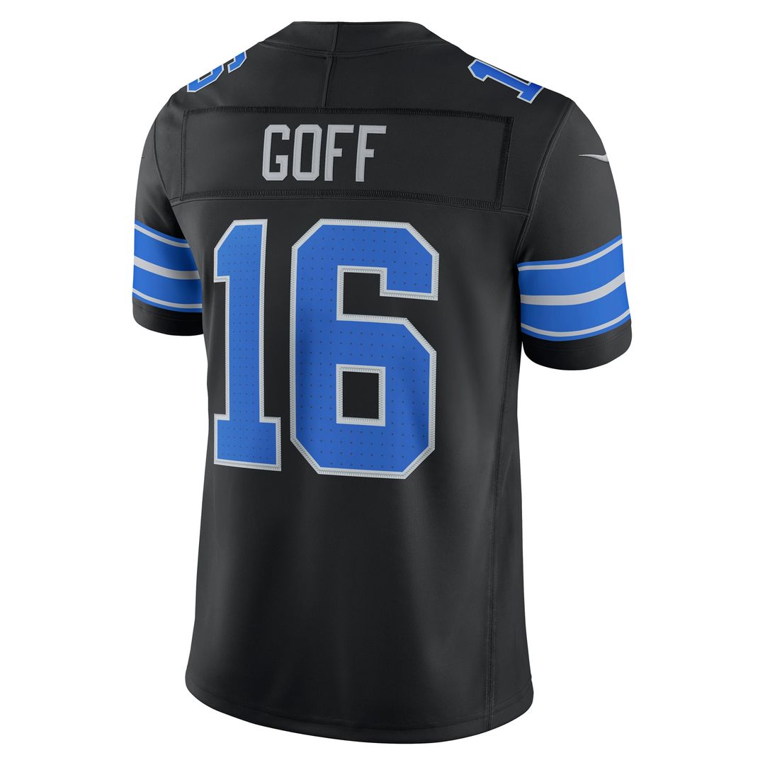 Jared Goff Detroit Lions Vapor F.U.S.E. Stitched Limited Jersey - Blue