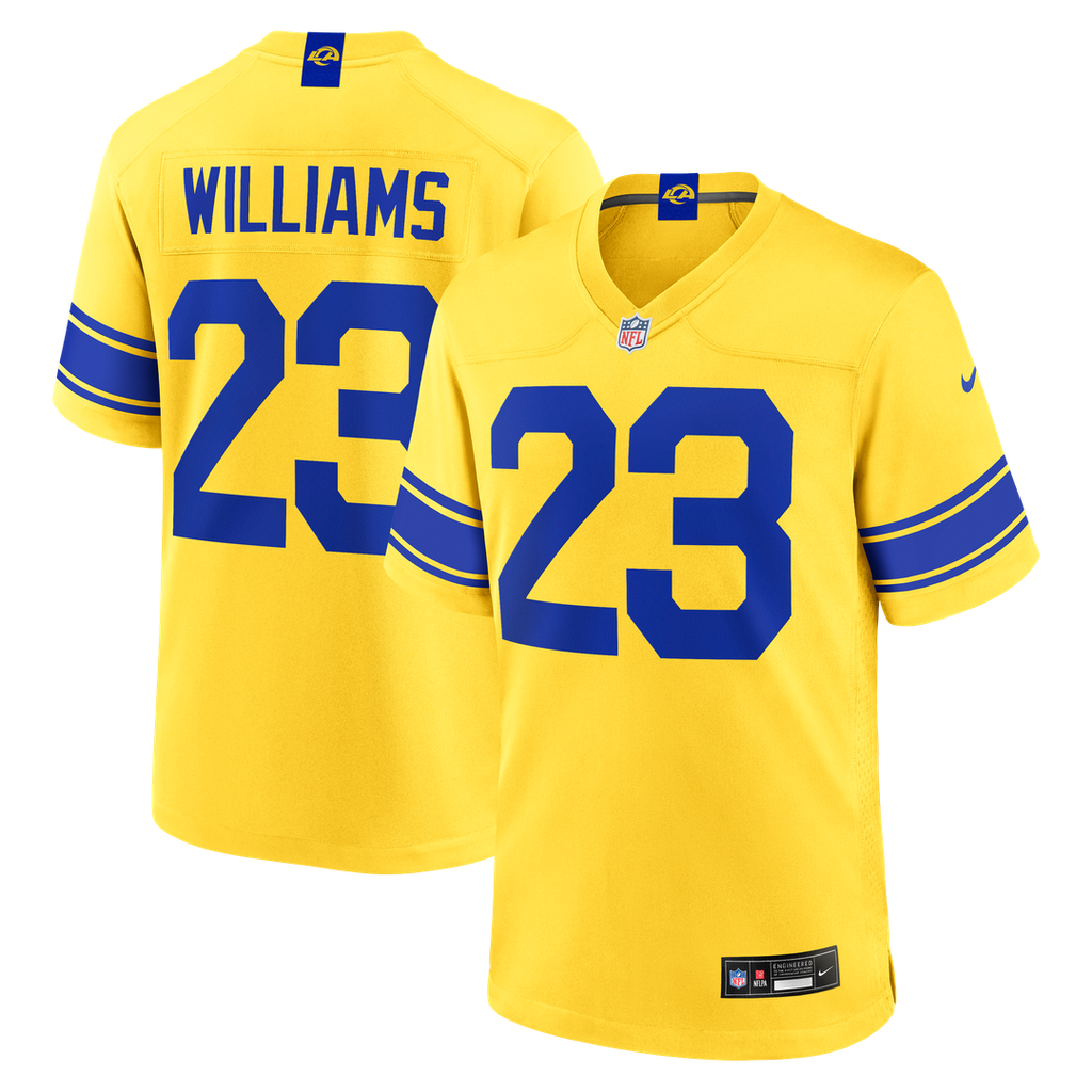 Kyren Williams Los Angeles Rams Game Jersey - Classic Sol