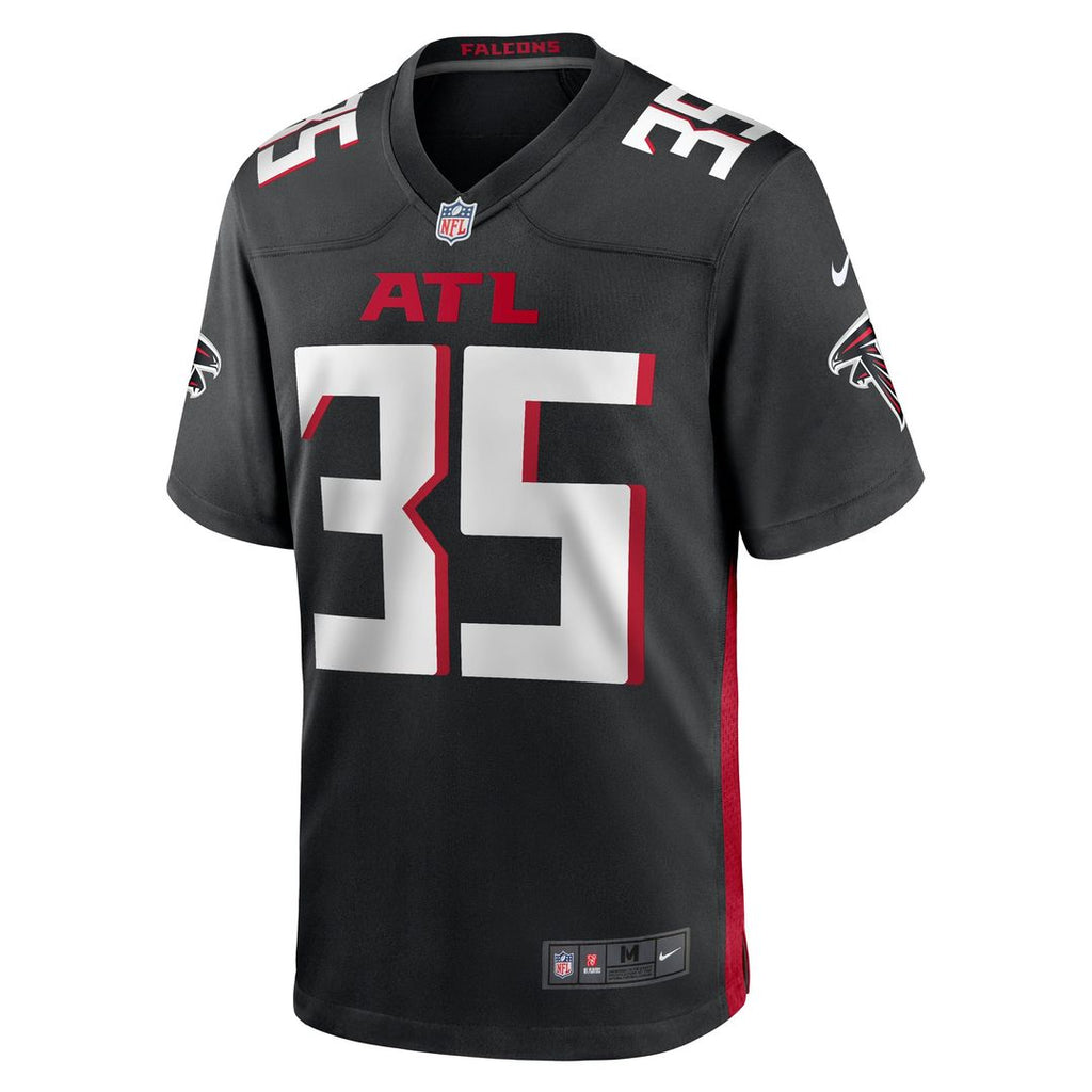 Natrone Brooks Atlanta Falcons Game Jersey - Black