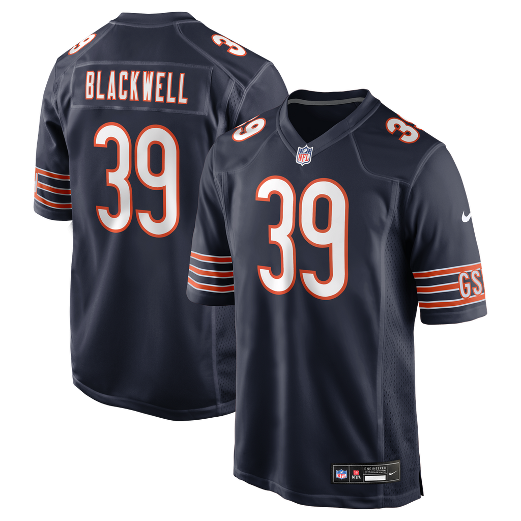 Josh Blackwell Chicago Bears Game Jersey - Navy