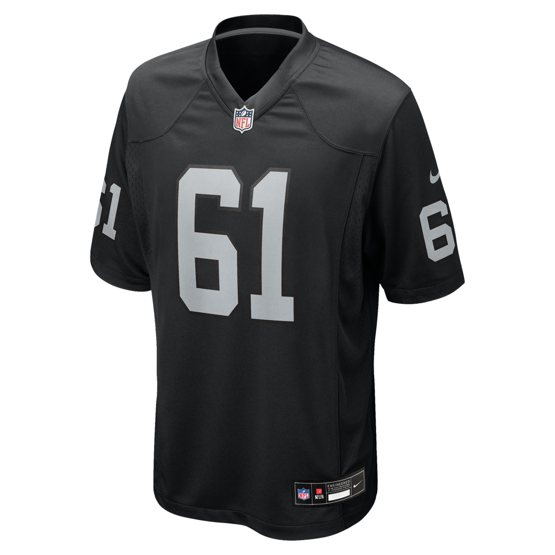Jordan Meredith Las Vegas Raiders Game Jersey - Black