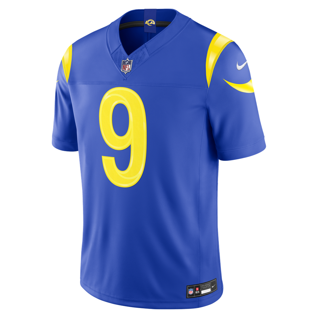 Matthew Stafford Los Angeles Rams Vapor F.U.S.E. Stitched Limited Jersey - Royal Blue