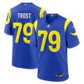 Keagen Trost Los Angeles Rams Game Jersey - Royal Blue