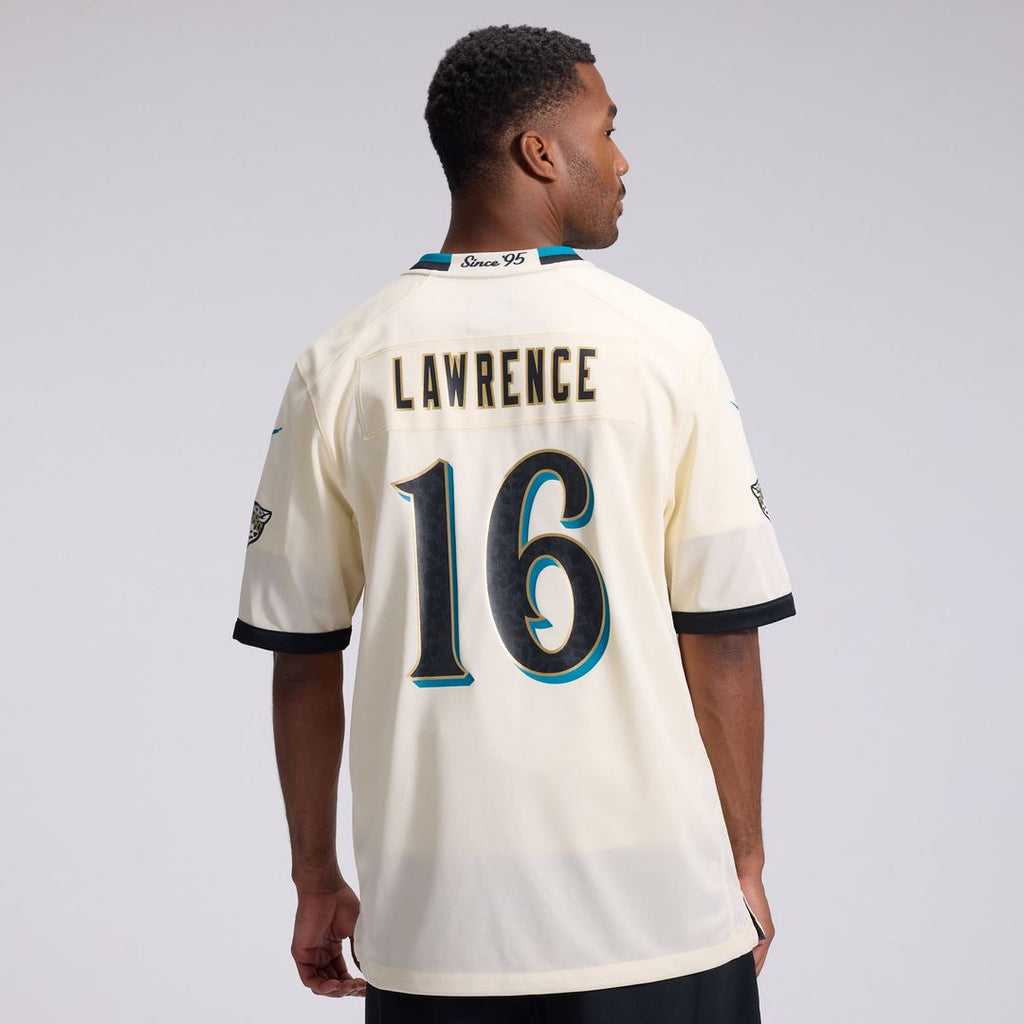 Trevor Lawrence Jacksonville Jaguars 2026 Rivalries Collection Game Jersey - Natural