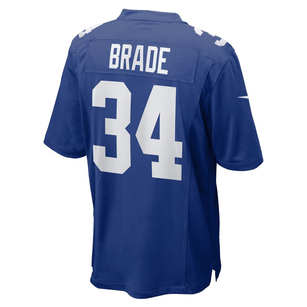 Beau Brade New York Giants Game Jersey - Royal Blue