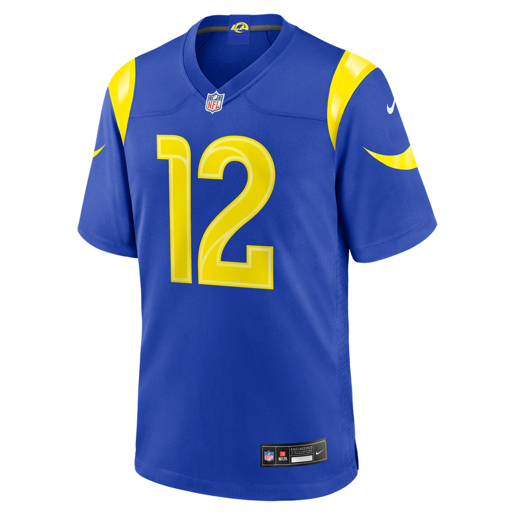 Puka Nacua Los Angeles Rams Game Jersey - Classic Sol