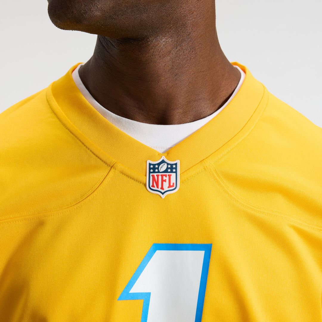 Quentin Johnston Los Angeles Chargers Game Jersey - Powder Blue