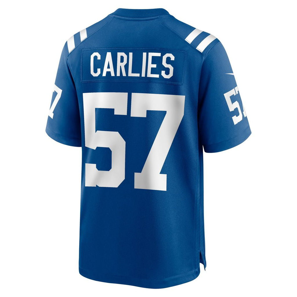 Jaylon Carlies Indianapolis Colts Game Jersey - Royal Blue