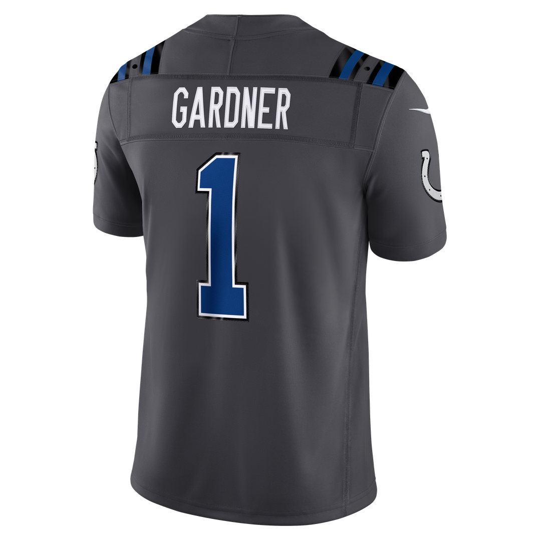 Ahmad Sauce Gardner Indianapolis Colts 2026 Rivalries Collection Stitched Limited Jersey - Anthracite