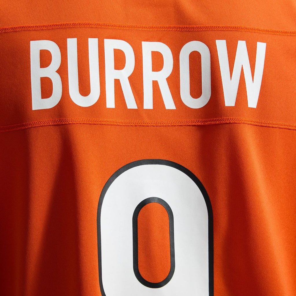 Joe Burrow Cincinnati Bengals Alternate Game Jersey - Orange