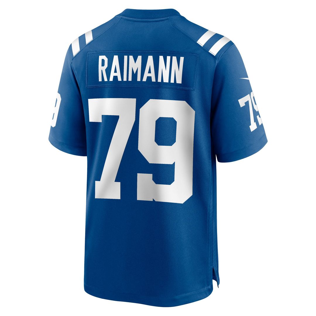 Bernhard Raimann Indianapolis Colts Game Jersey - Royal Blue