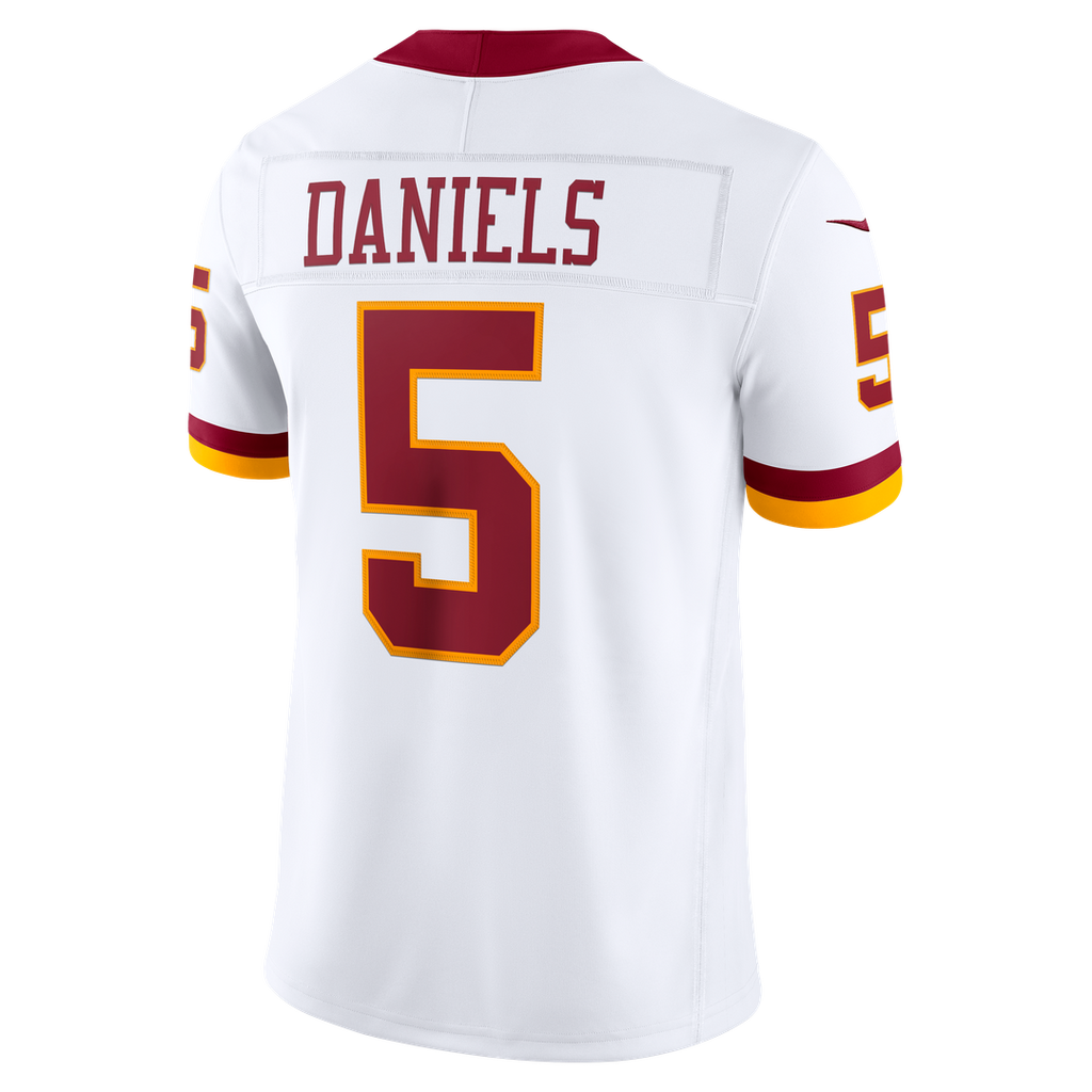 Jayden Daniels Washington Commanders Vapor F.U.S.E. Stitched Limited Jersey - White