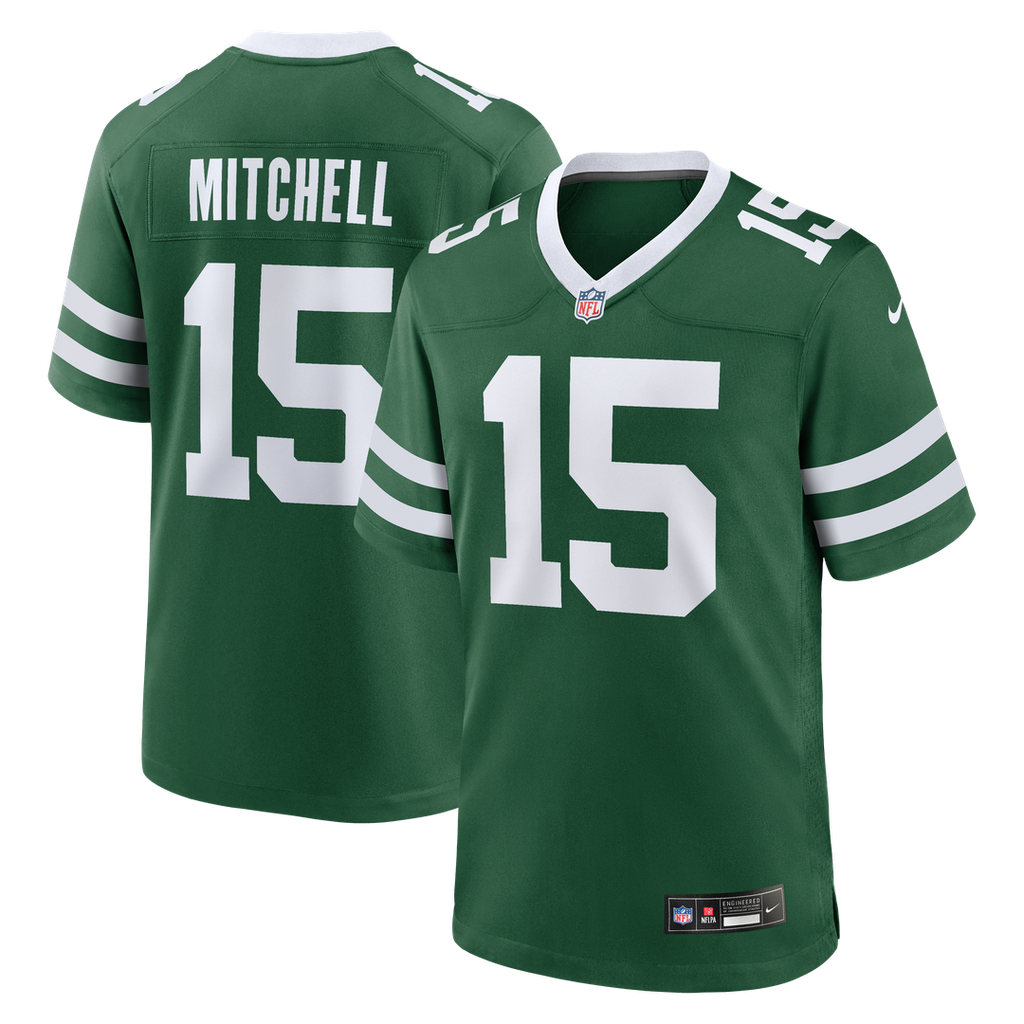 Adonai Mitchell New York Jets Game Jersey - Legacy Green