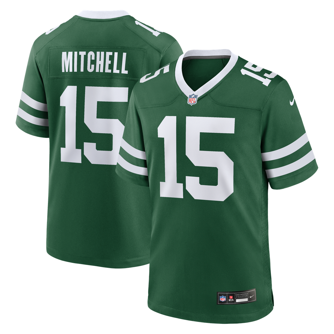 Adonai Mitchell New York Jets Game Jersey - Legacy Green