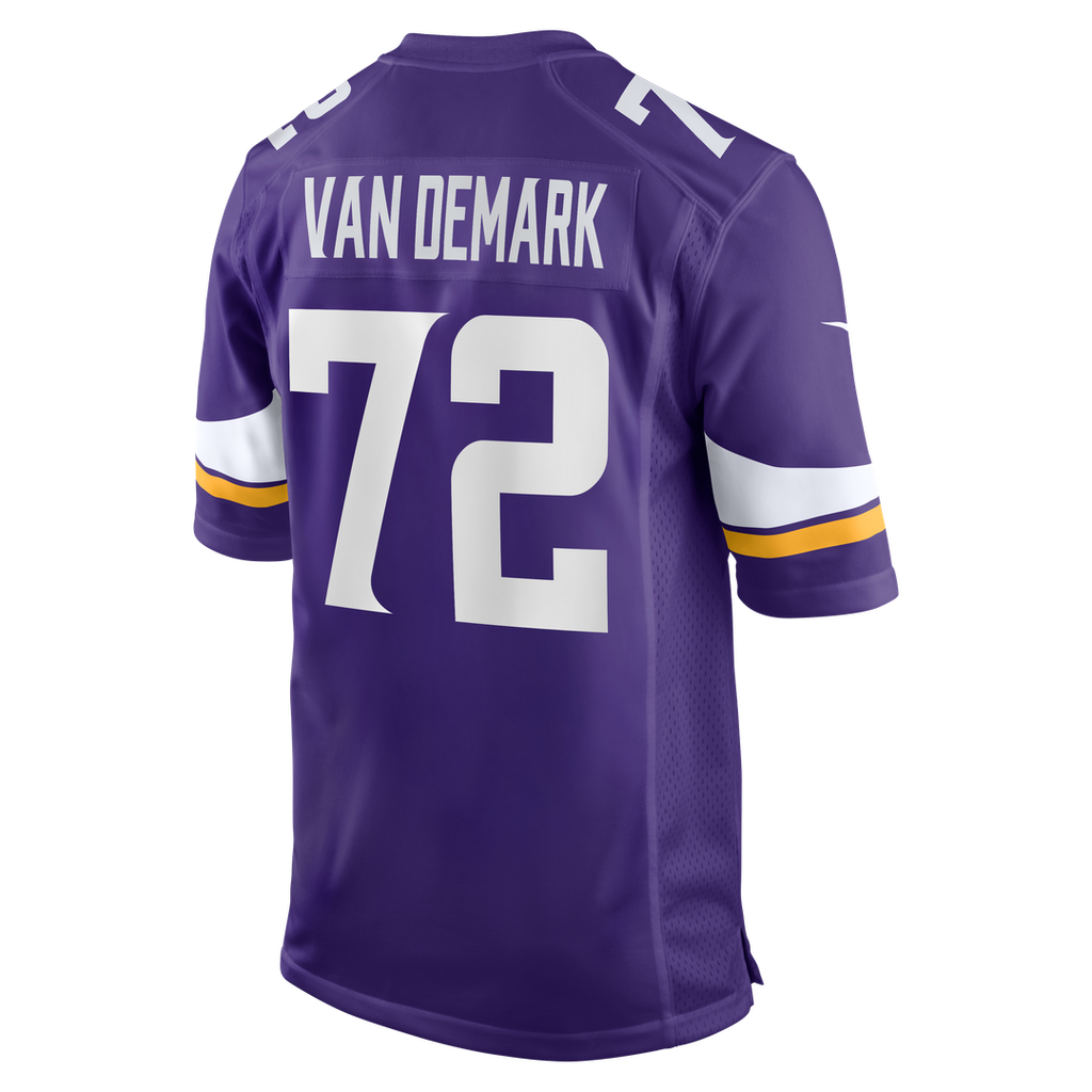 Ryan Van Demark Minnesota Vikings Game Jersey - Purple