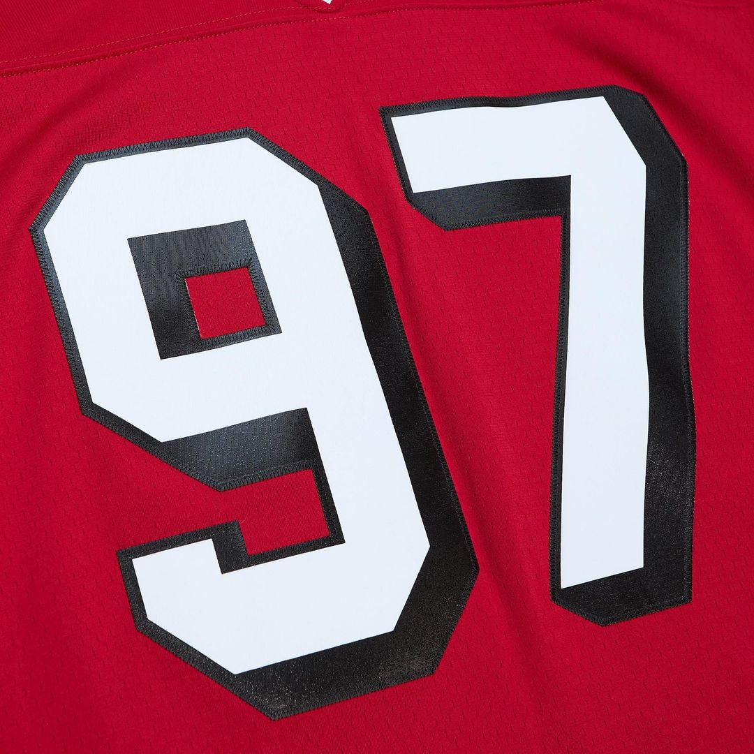 Bryant Young San Francisco 49ers Legacy Replica Jersey - Scarlet