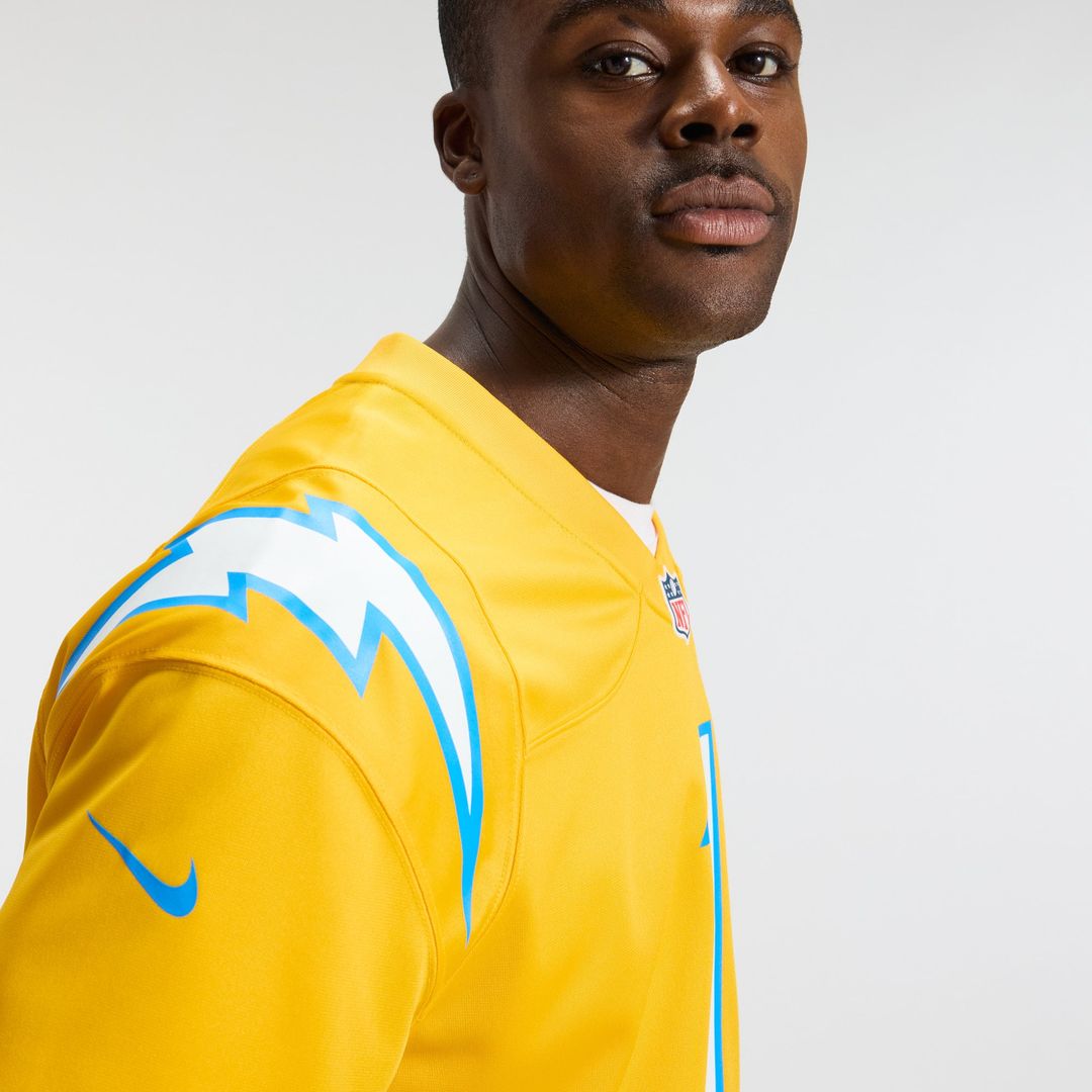 Quentin Johnston Los Angeles Chargers Game Jersey - Powder Blue