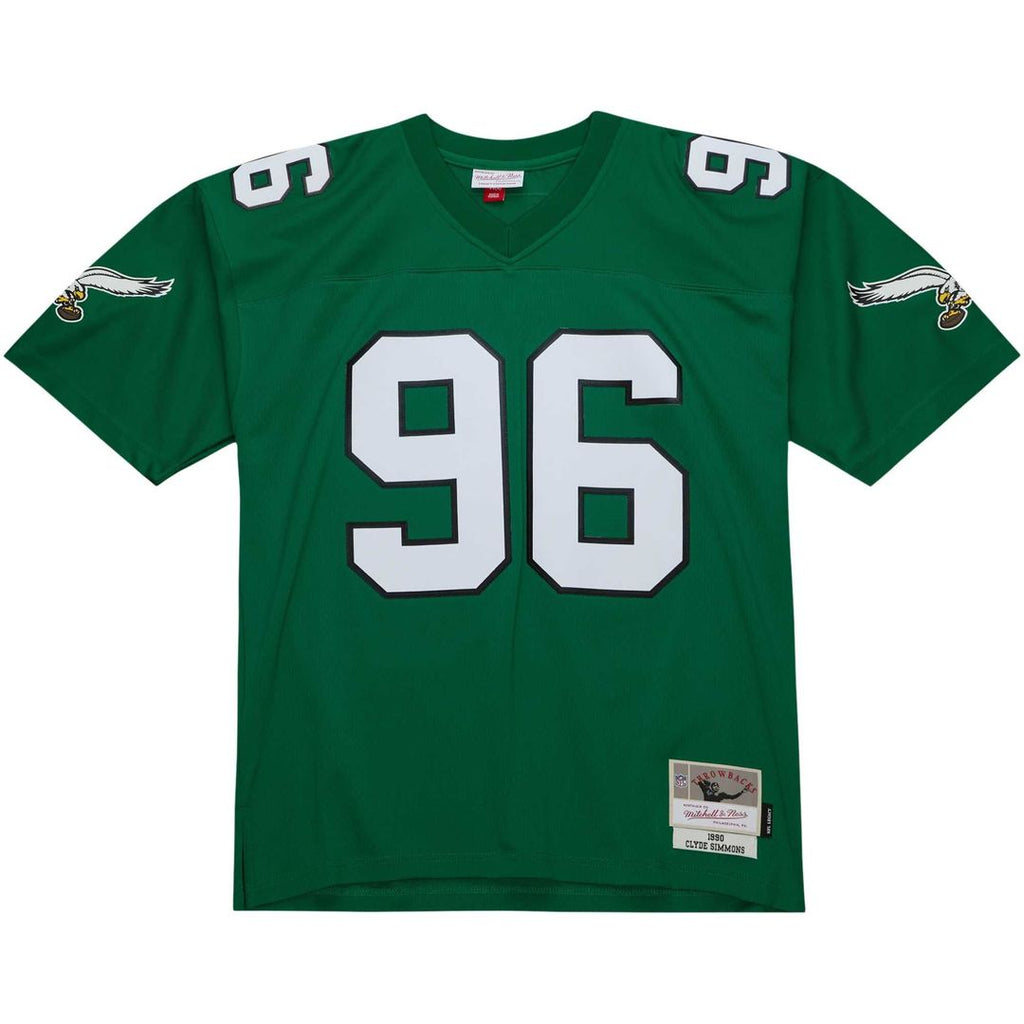 Clyde Simmons Philadelphia Eagles Legacy Replica Jersey - Kelly Green