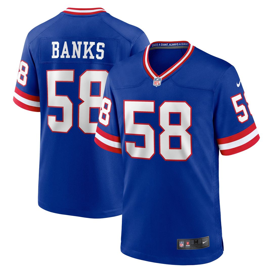 Carl Banks New York Giants Alternate Game Jersey - Royal Blue