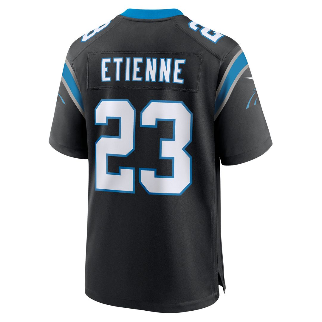 Trevor Etienne Carolina Panthers Game Jersey - Black