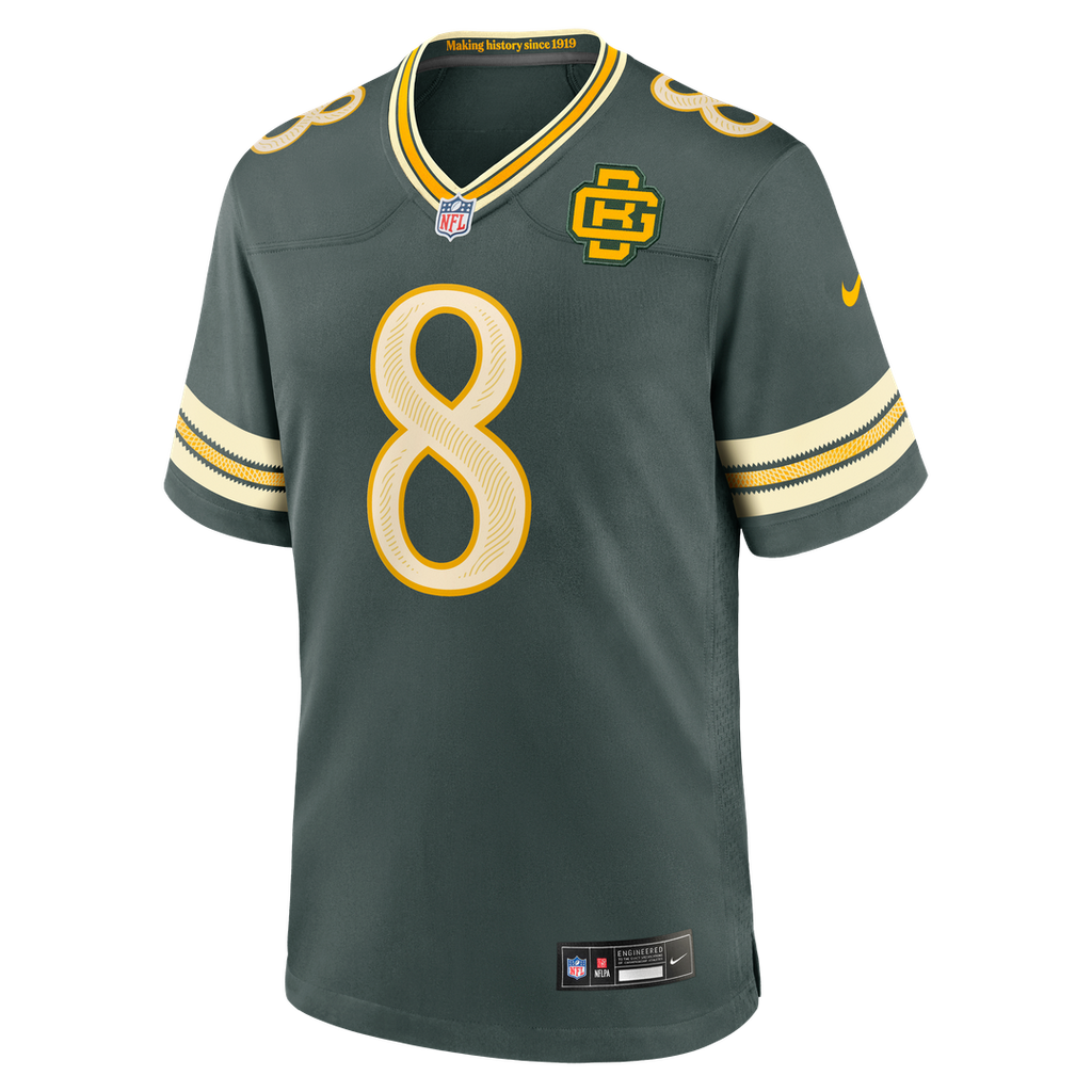 Josh Jacobs Green Bay Packers 2026 Rivalries Collection Game Jersey - Green