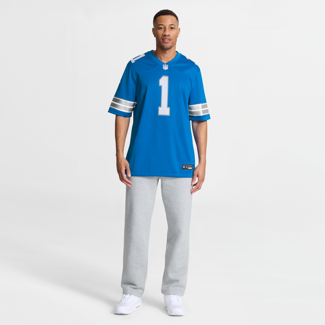 Blake Miller Detroit Lions Game Jersey - Blue