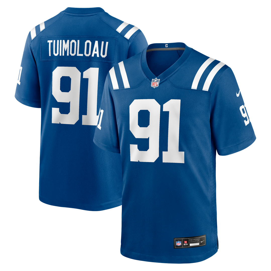 JT Tuimoloau Indianapolis Colts Game Jersey - Royal Blue
