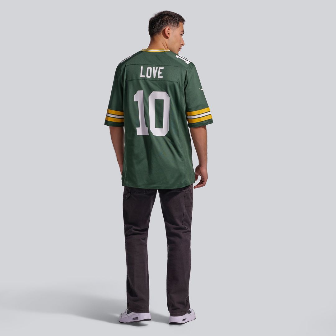 Jordan Love Green Bay Packers Game Jersey - Green