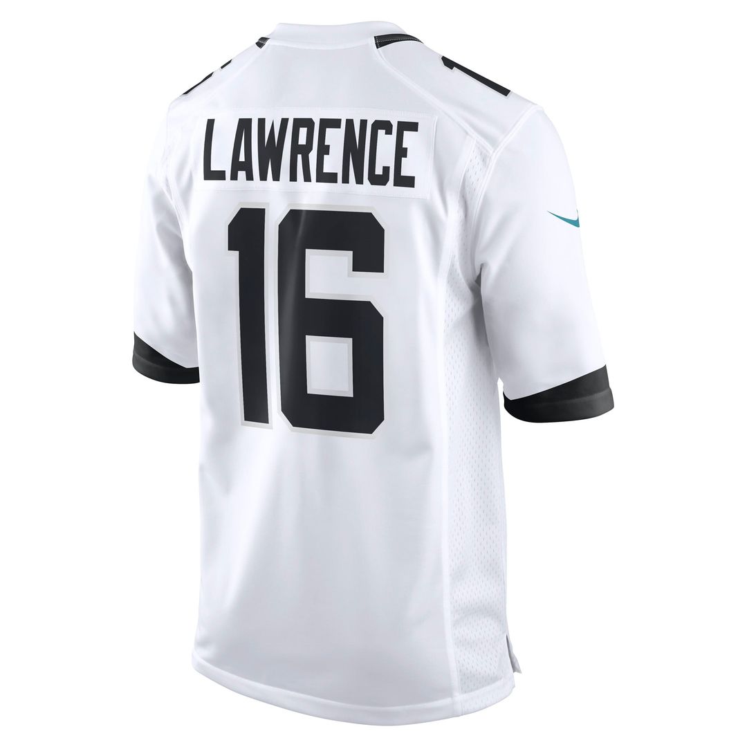 Trevor Lawrence Jacksonville Jaguars Game Jersey - White