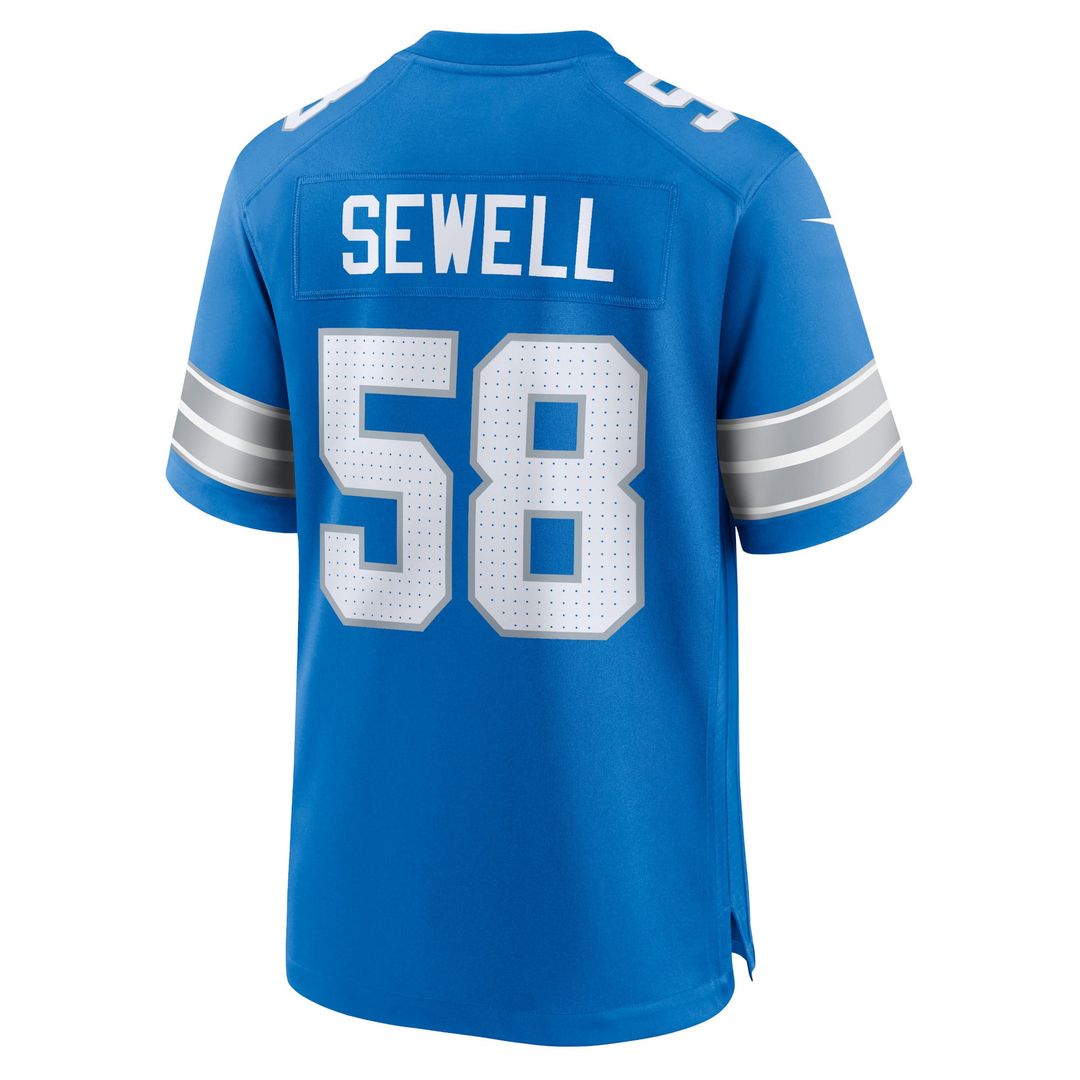 Penei Sewell Detroit Lions 2nd Alternate Game Jersey - Black
