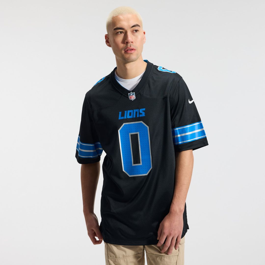 Jahmyr Gibbs Detroit Lions 2nd Alternate Game Jersey - Black