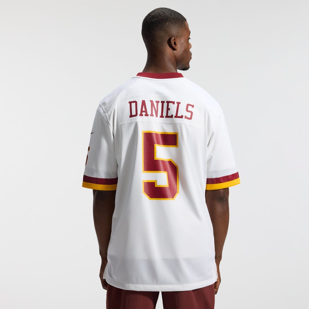 Hail Raiser Jayden Daniels Washington Commanders Alternate Game Jersey - Black