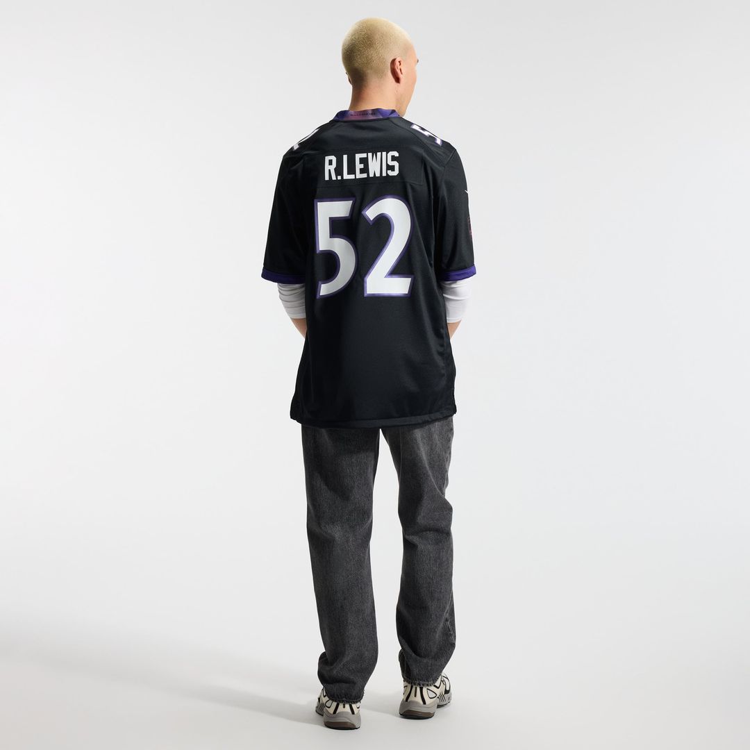 Ray Lewis Baltimore Ravens Alternate Game Jersey - Black