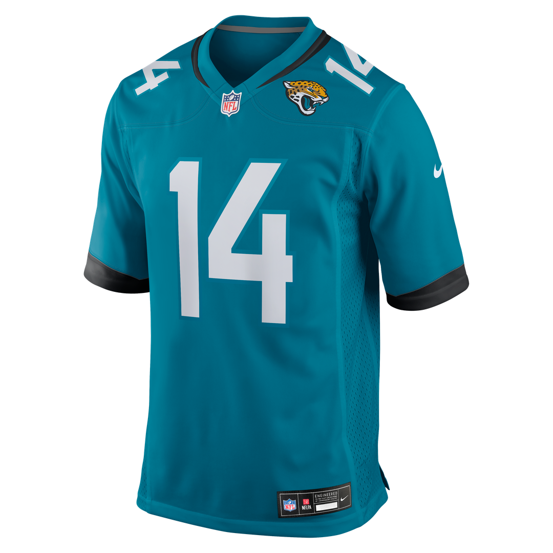 Nick Mullens Jacksonville Jaguars Game Jersey - Teal