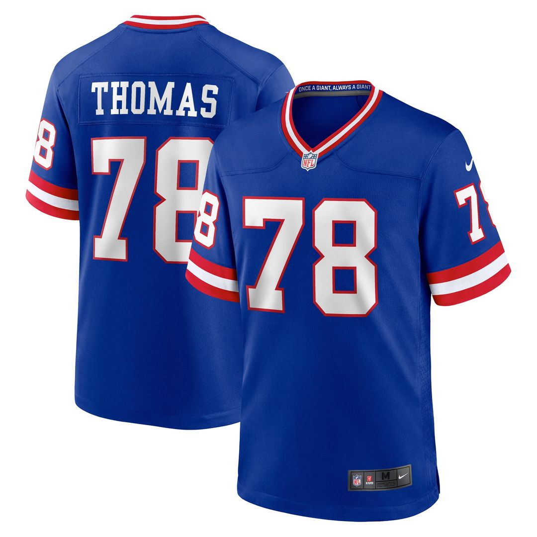 Andrew Thomas New York Giants Alternate Game Jersey - Royal Blue